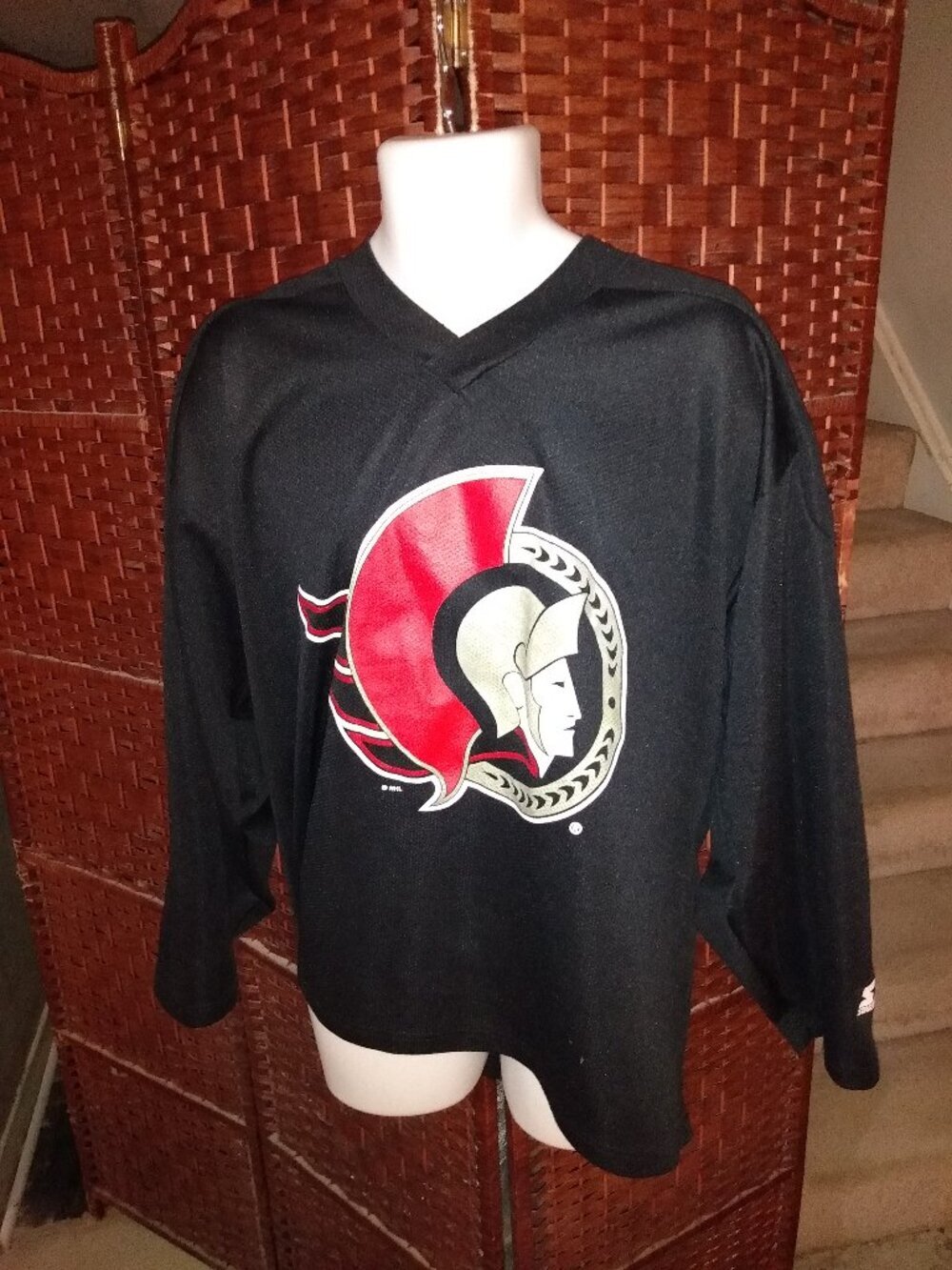 Vintage Starter Ottawa Senators Hockey Jersey NHL Practice Gear XL